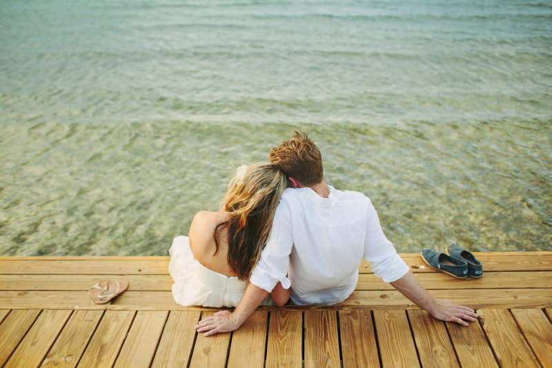 Couples on the Dock at Bitter End Yacht Club