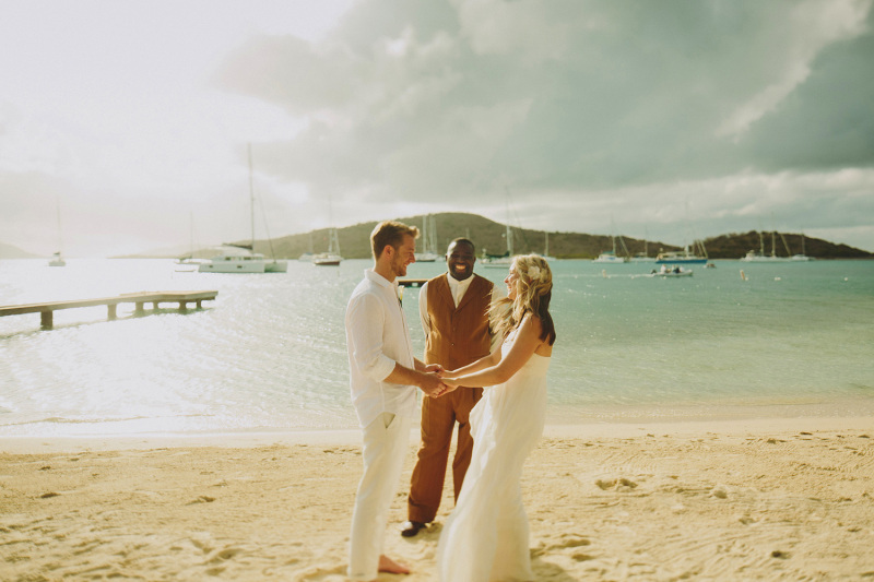 Beach Weddings at Bitter End Yacht Club