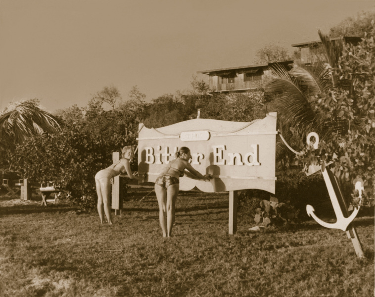 Vintage Bitter End Yacht Club Sign